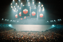 Load image into Gallery viewer, Pink Floyd Stage-Used 'The Wall' Tour Banner
